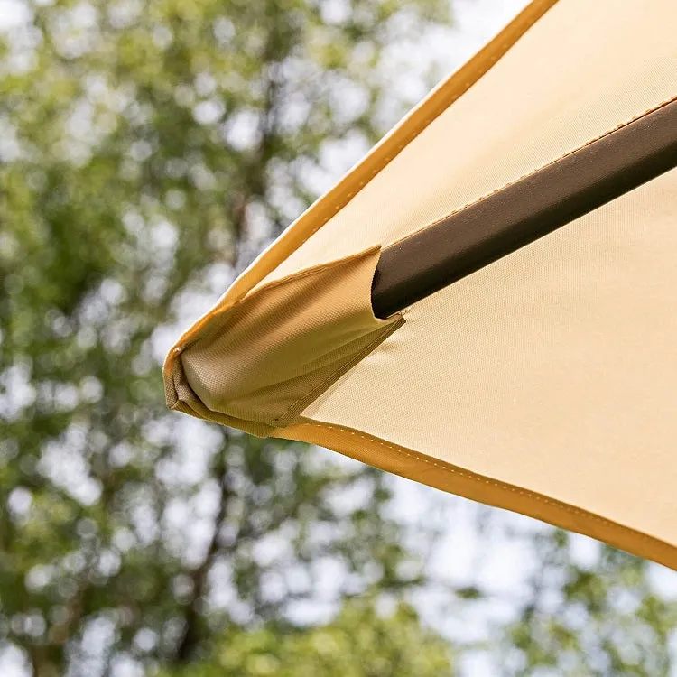 3M Garden Parasol (Beige)   Black Plastic Base