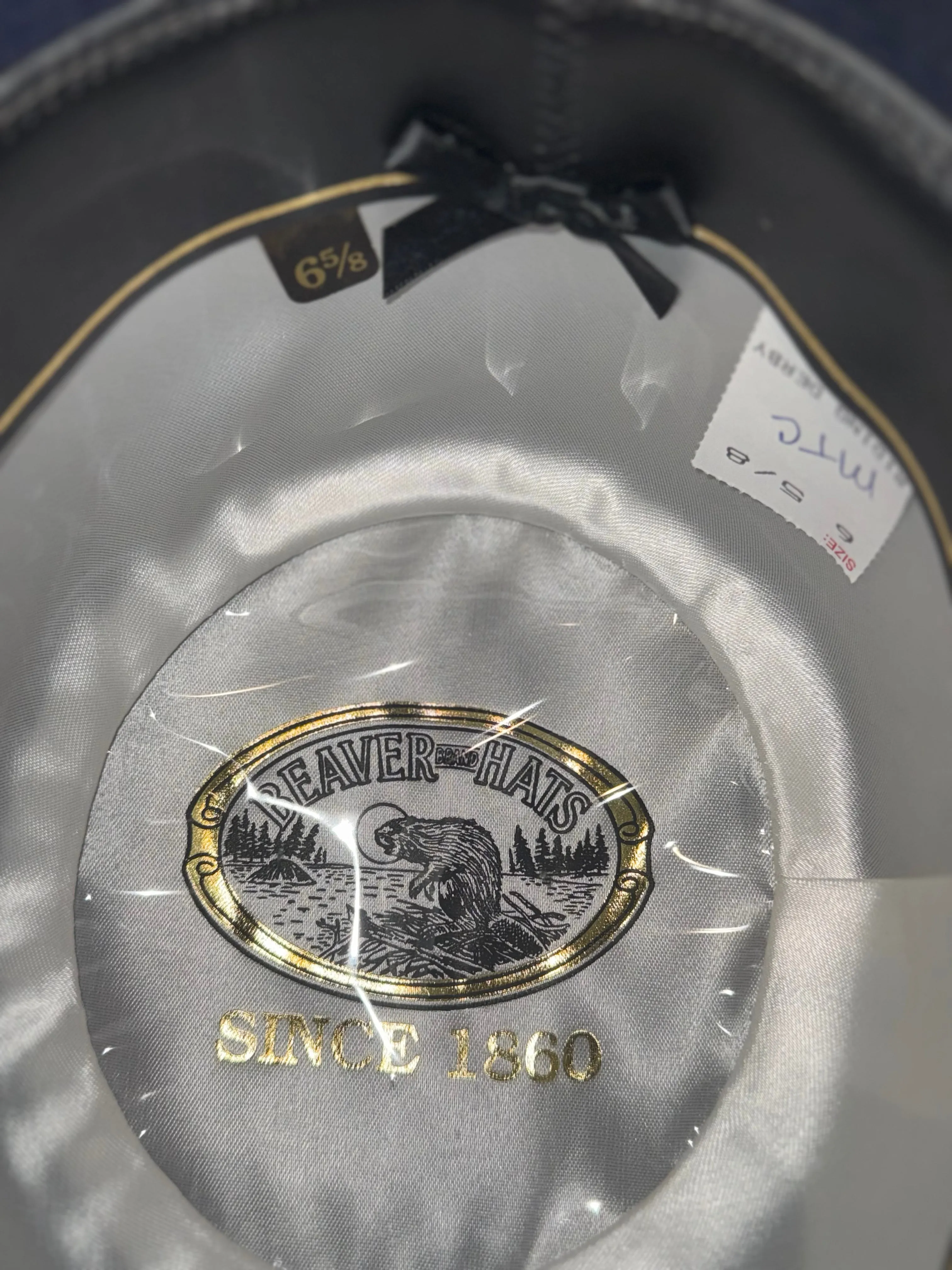 Beaver Brand, Navy, 6 5/8 Derby
