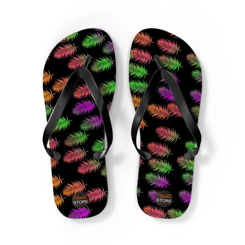Colorful Leaves Unisex Flip Flops Summer Style