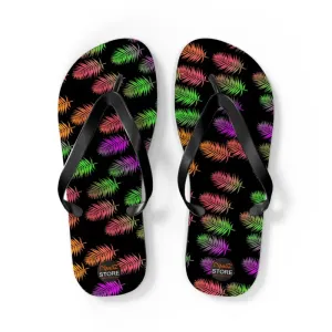 Colorful Leaves Unisex Flip Flops Summer Style