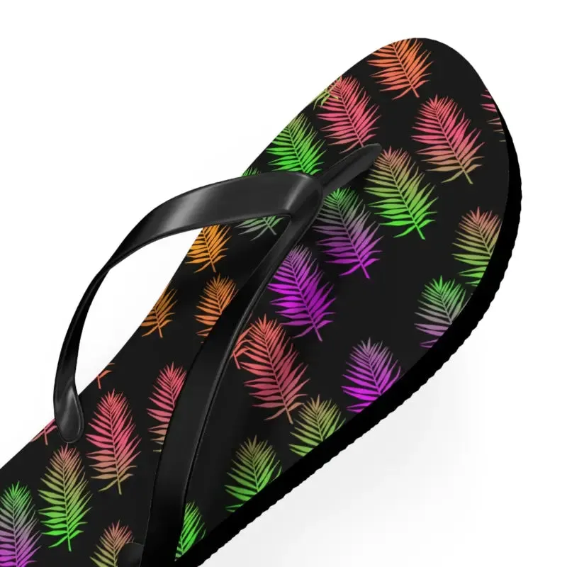 Colorful Leaves Unisex Flip Flops Summer Style