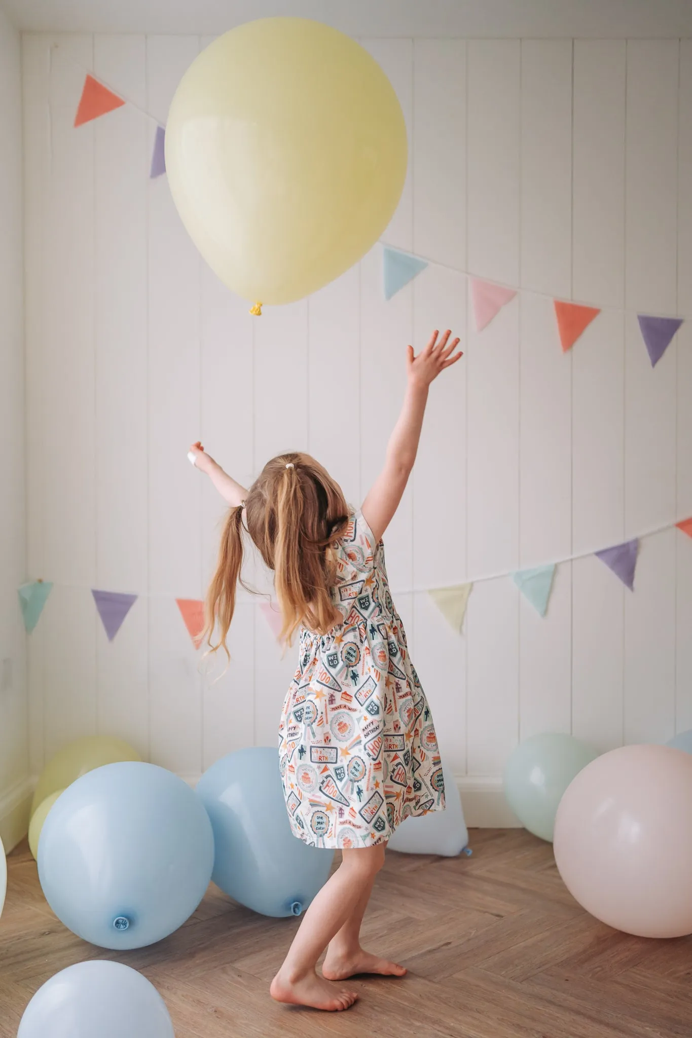 Cotton Sun Dress with twist back detail - Birthday