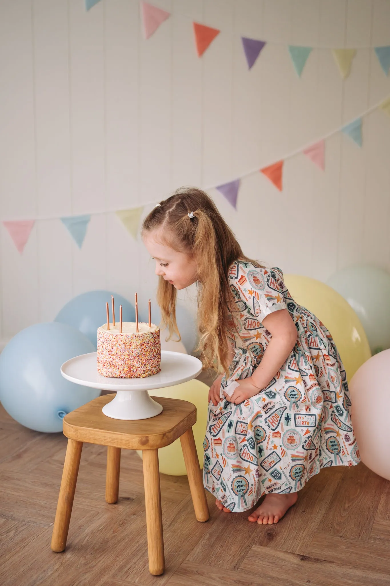 Cotton Sun Dress with twist back detail - Birthday