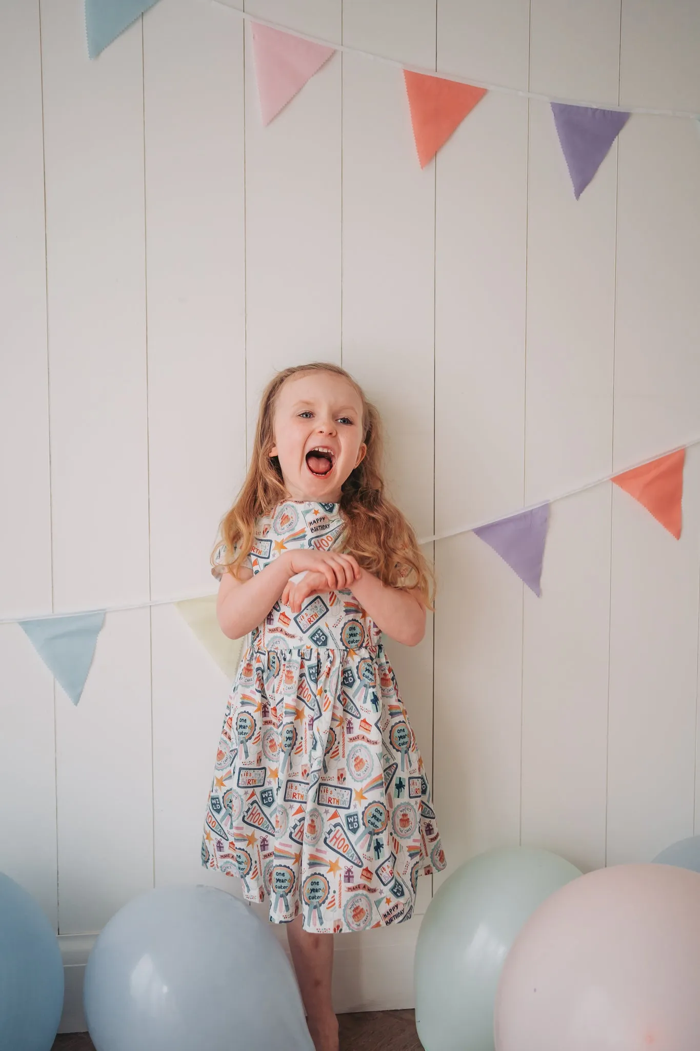 Cotton Sun Dress with twist back detail - Birthday
