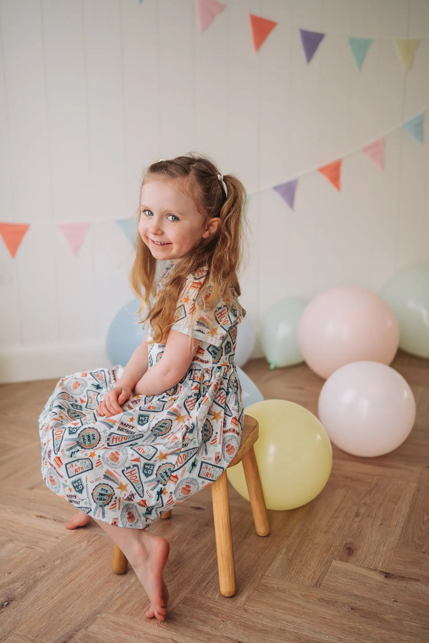 Cotton Sun Dress with twist back detail - Birthday