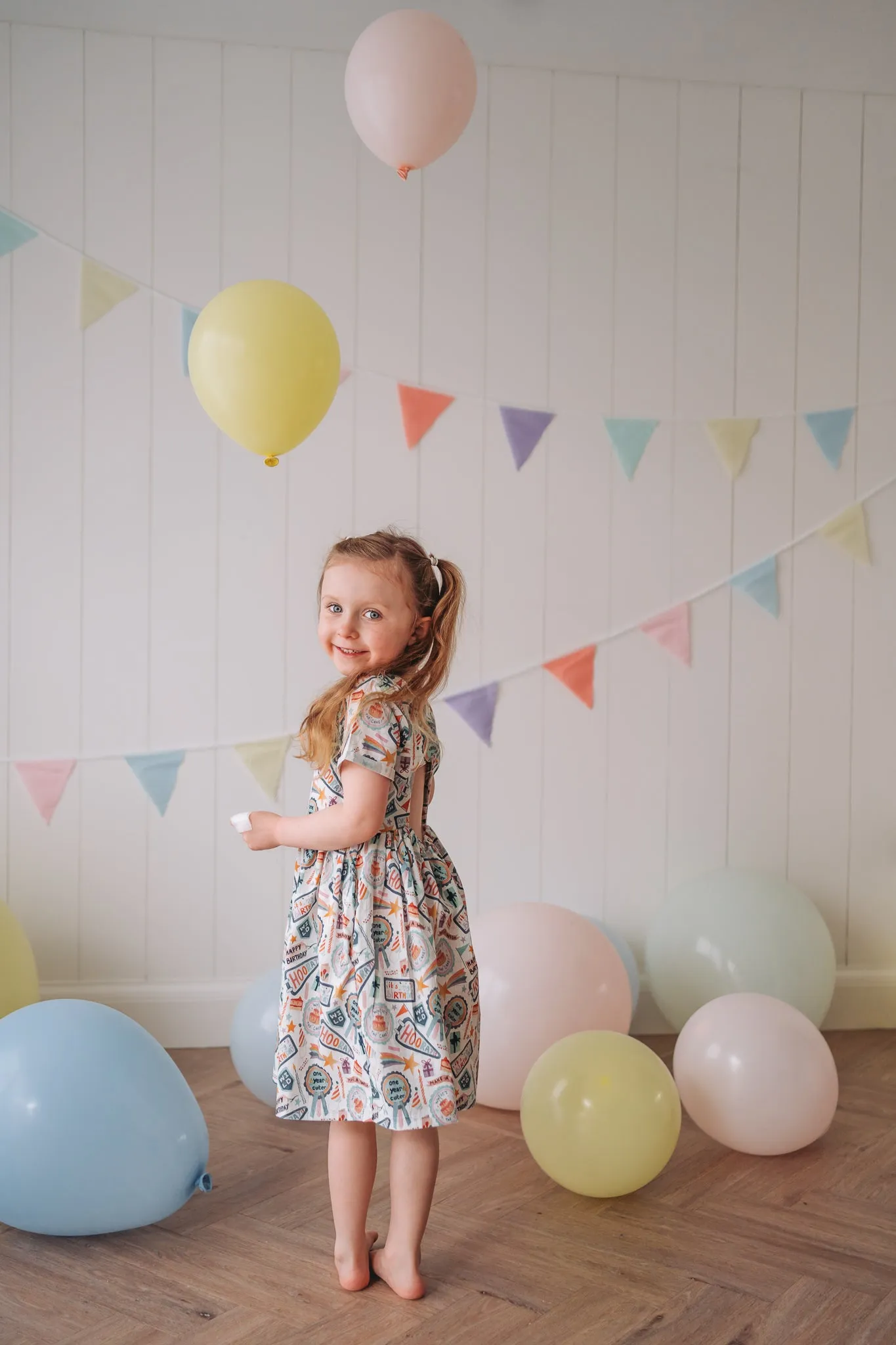Cotton Sun Dress with twist back detail - Birthday