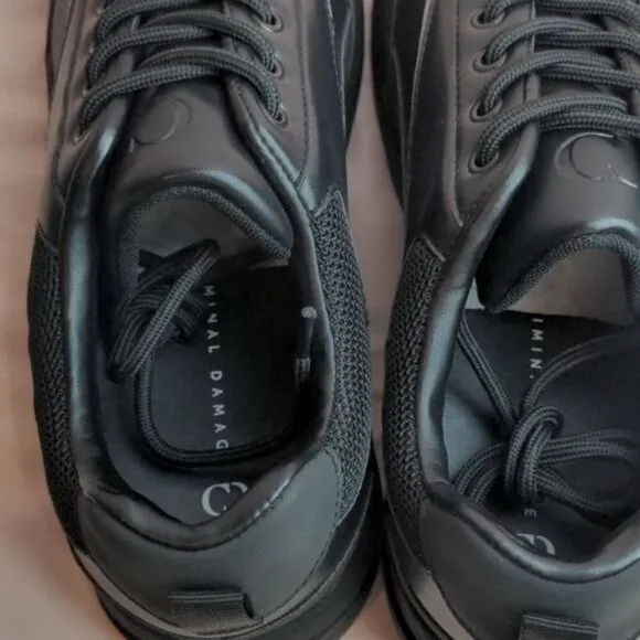 Criminal Damage Cruise Sneakers In Black Size 10