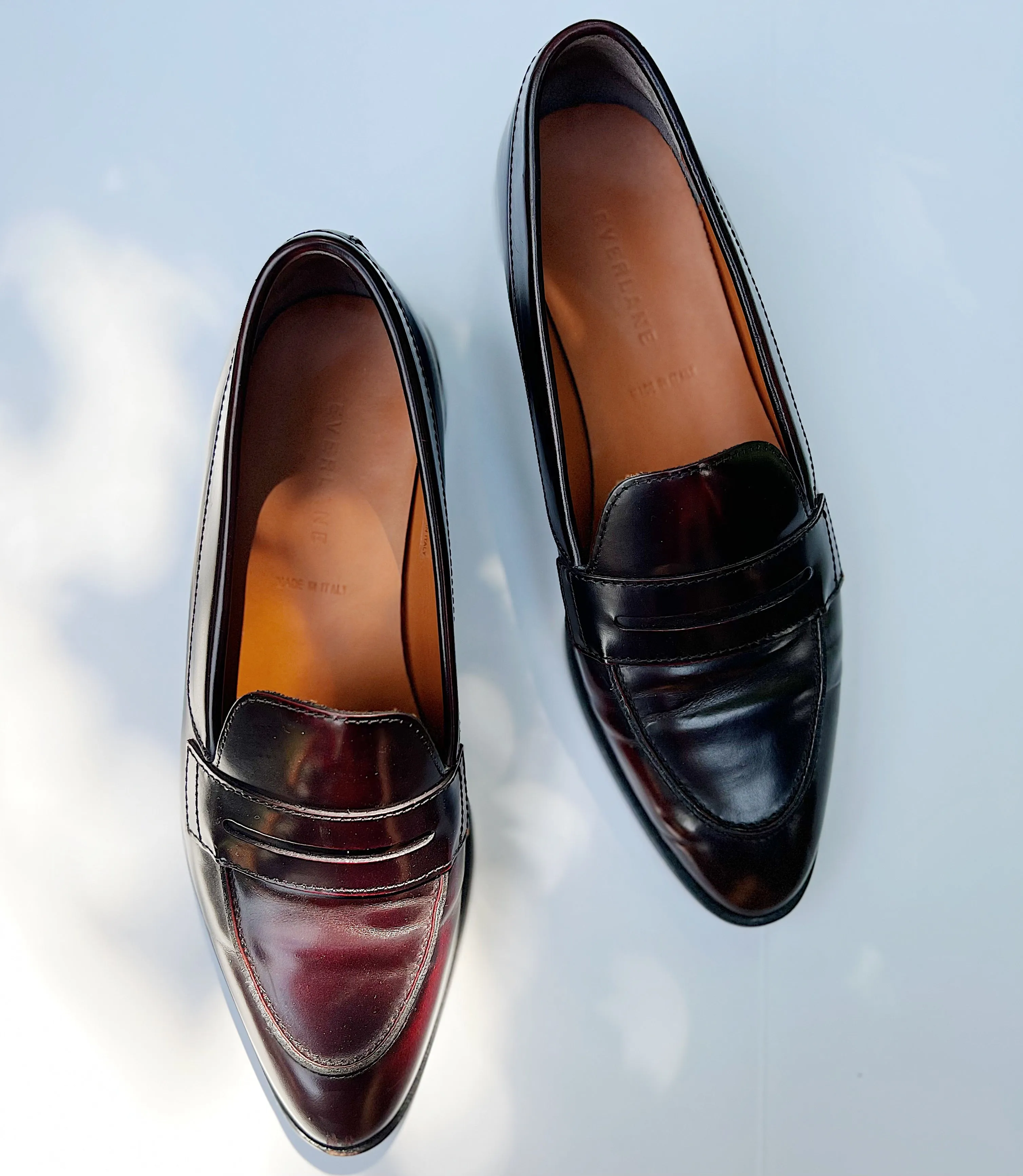 EVERLANE BROWN LOAFERS, WOMEN'S 8