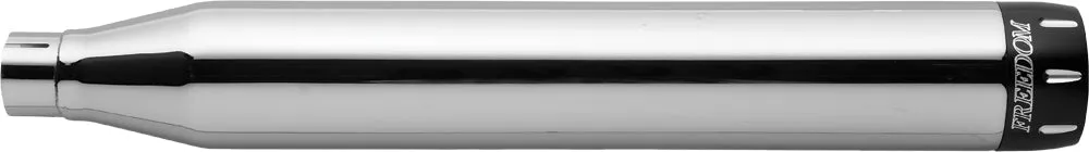 Freedom Performance HD00189 3 1/4in. Signature Slip-Ons - Chrome/Black Tips