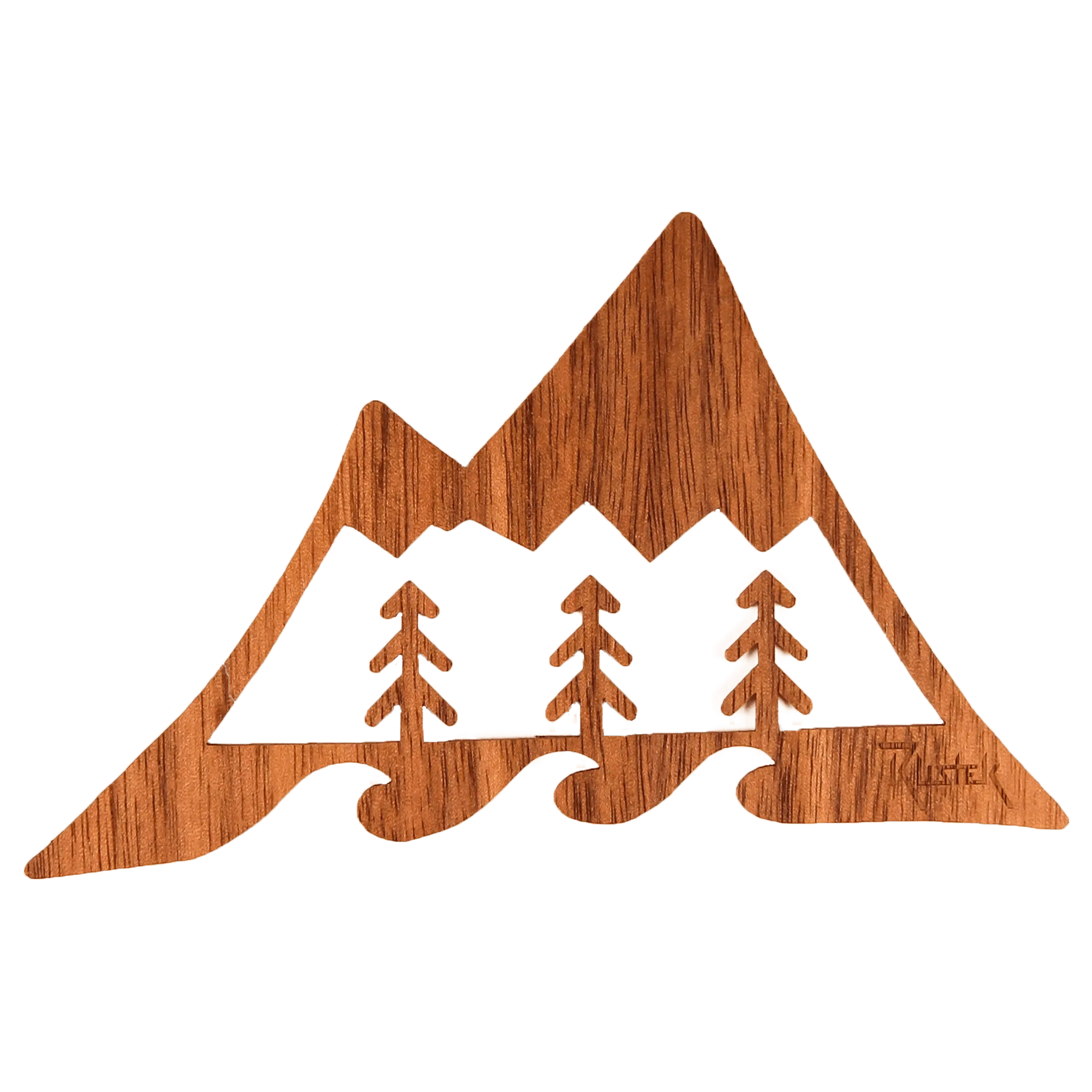Great Outdoors Wood Sticker