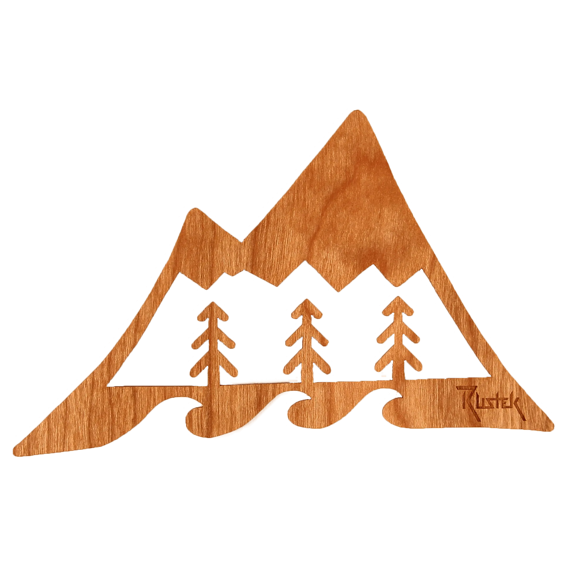 Great Outdoors Wood Sticker