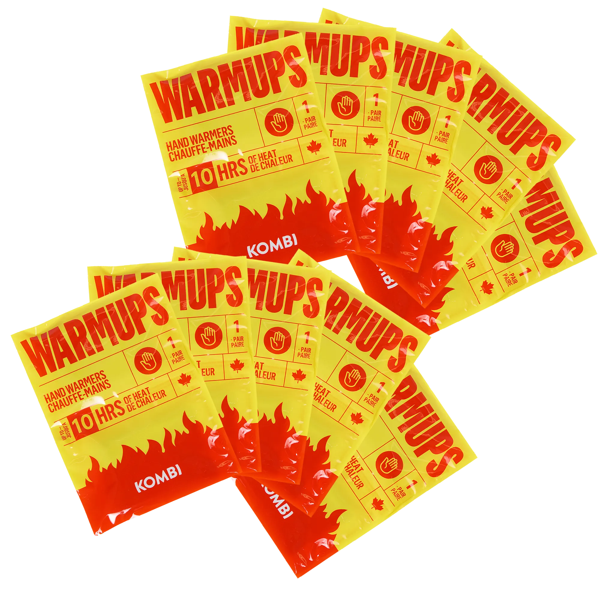 Hand Warmers - Pack of Ten