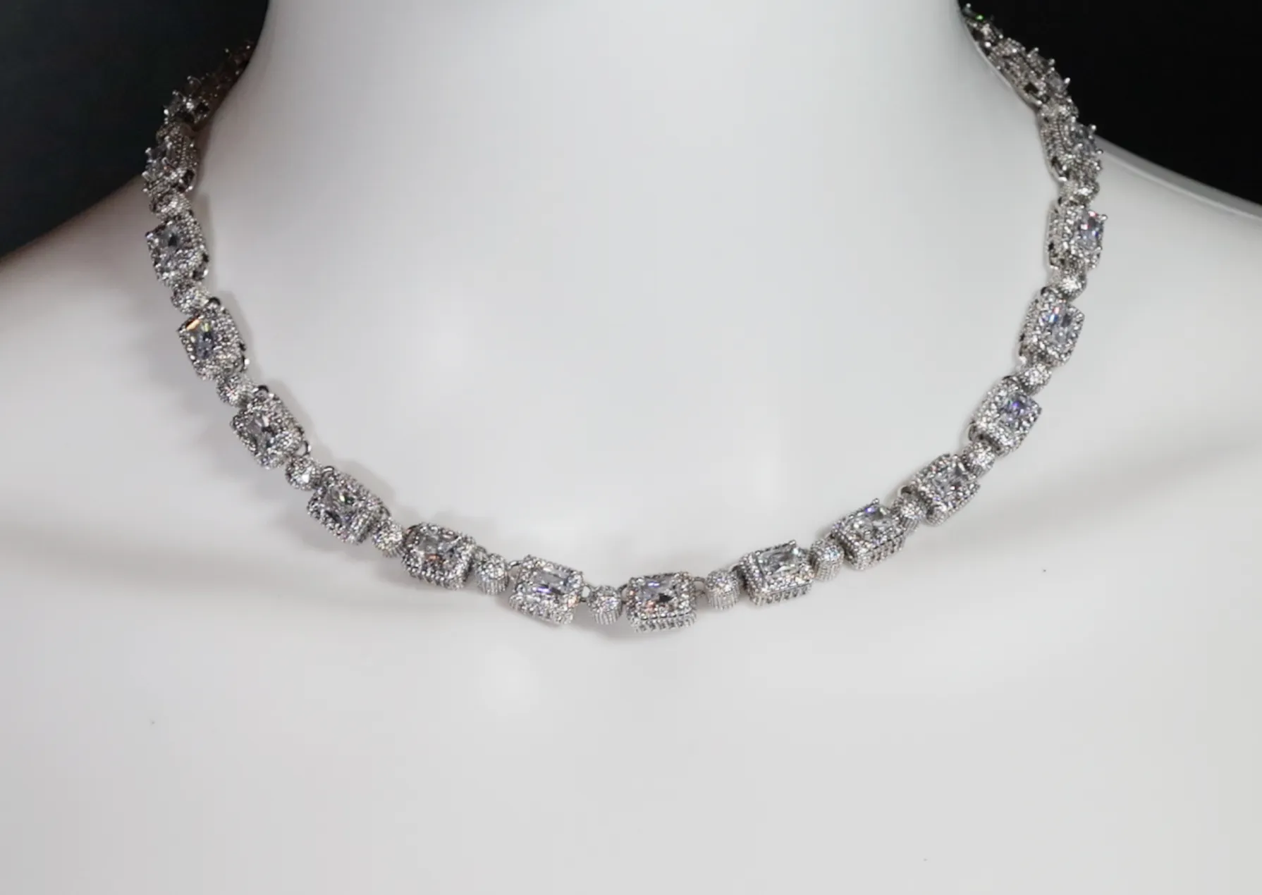 Iced Out Chain | Diamond Necklace | Tennis Chain | Tennis Necklace | Mens Tennis Chain | Womens Tennis Chain | Diamond Tennis Chain