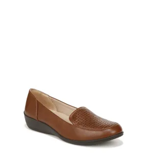 LifeStride Womens India Loafers Walnut 9 M