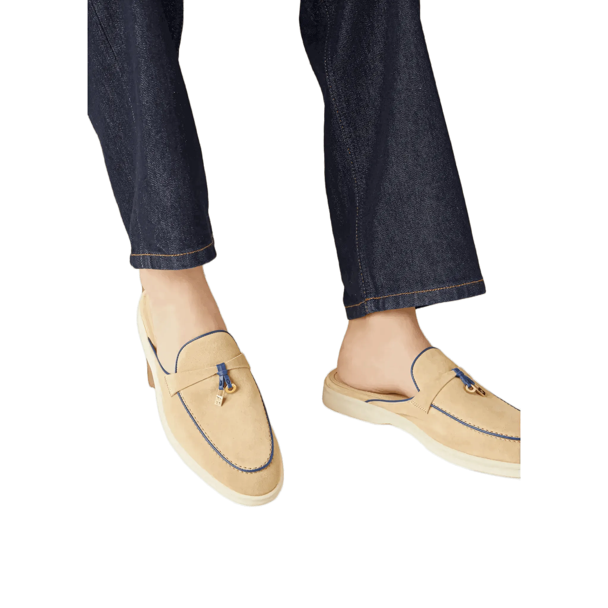 Loro Piana Women's Charms Walk Babouche Loafers