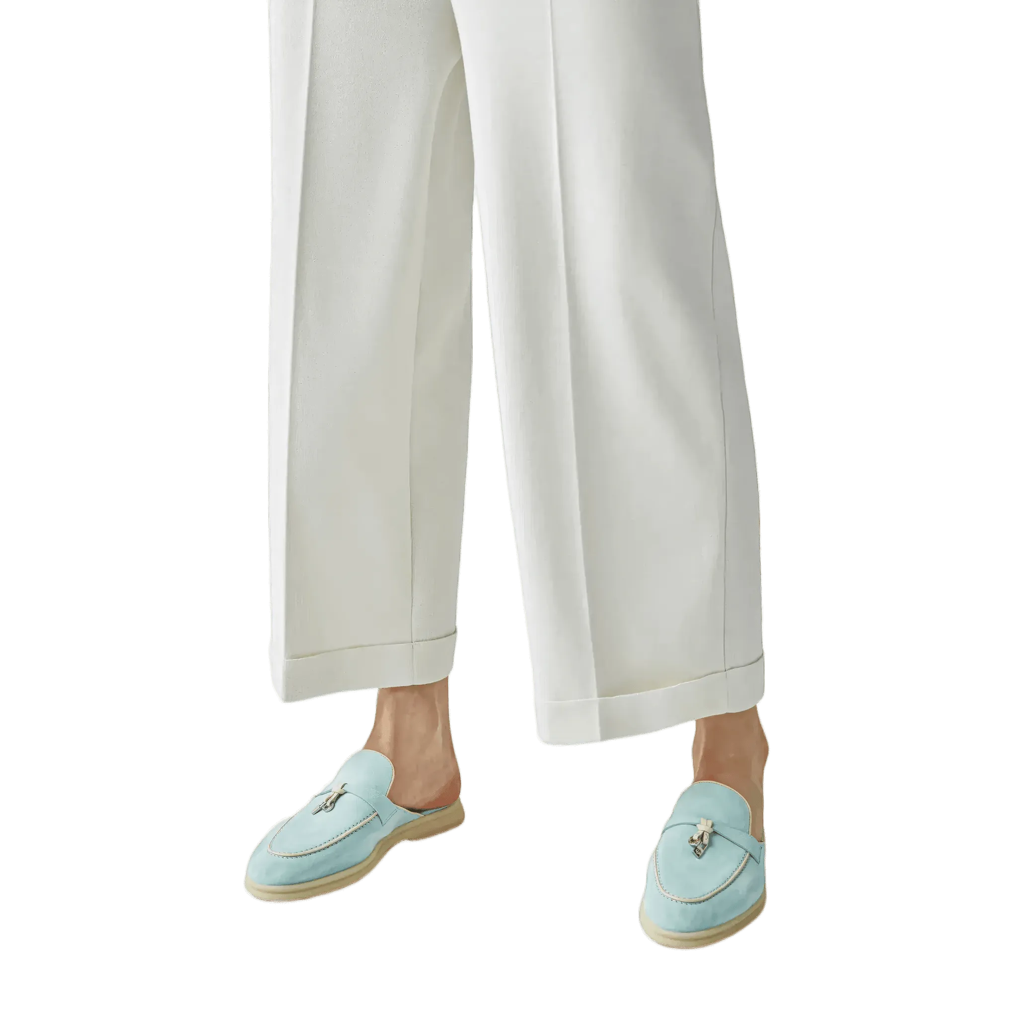 Loro Piana Women's Charms Walk Babouche Loafers