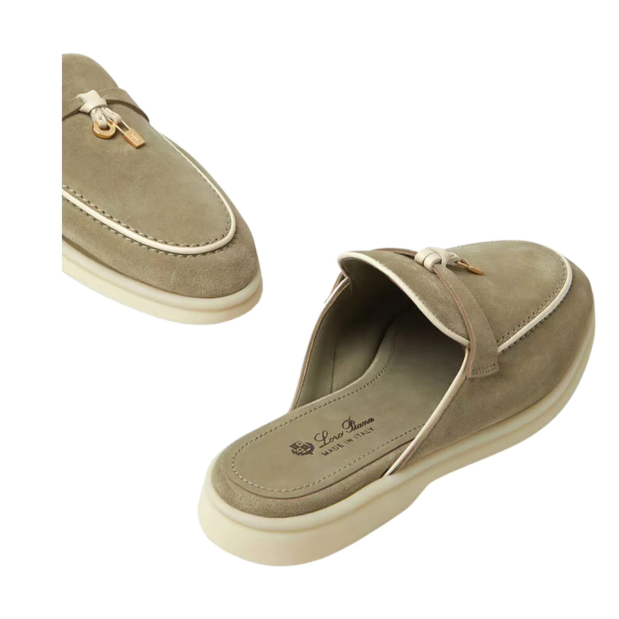 Loro Piana Women's Charms Walk Babouche Loafers