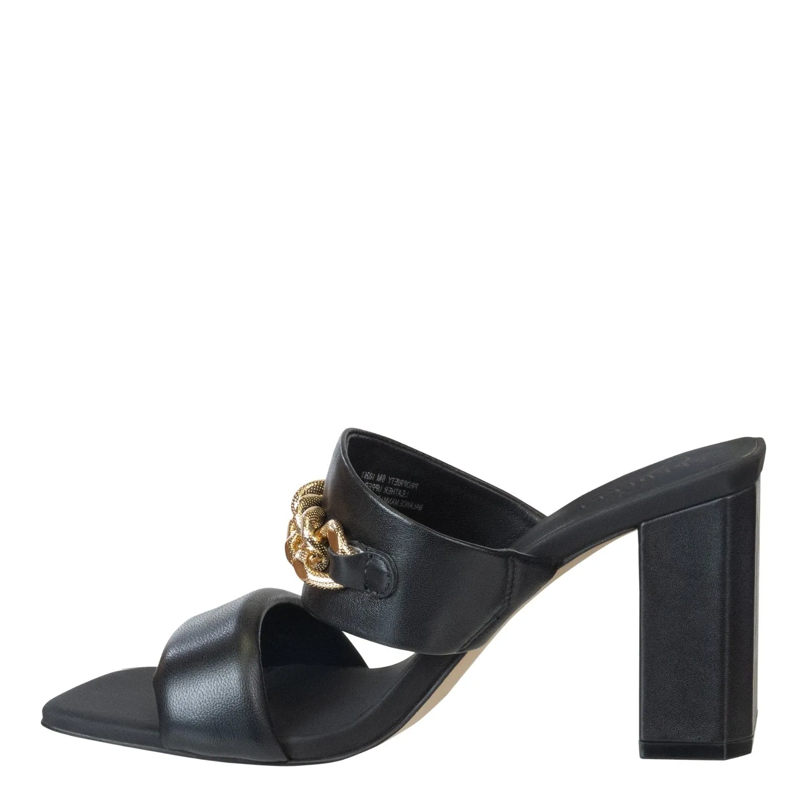 Naked Feet: PROPRIETY in BLACK Heeled Sandals