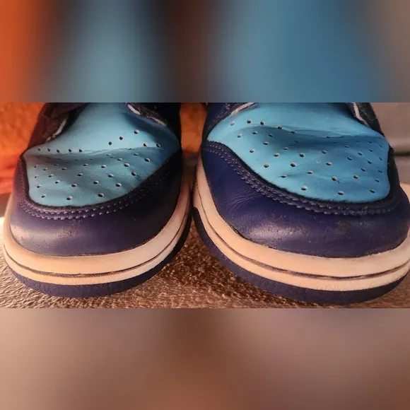 Nike Dunk Low Baltic Blue Electric Algae Tennis Shoes Size 7Y