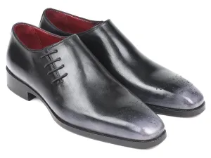 Paul Parkman Side Lace Oxfords Gray Burnished