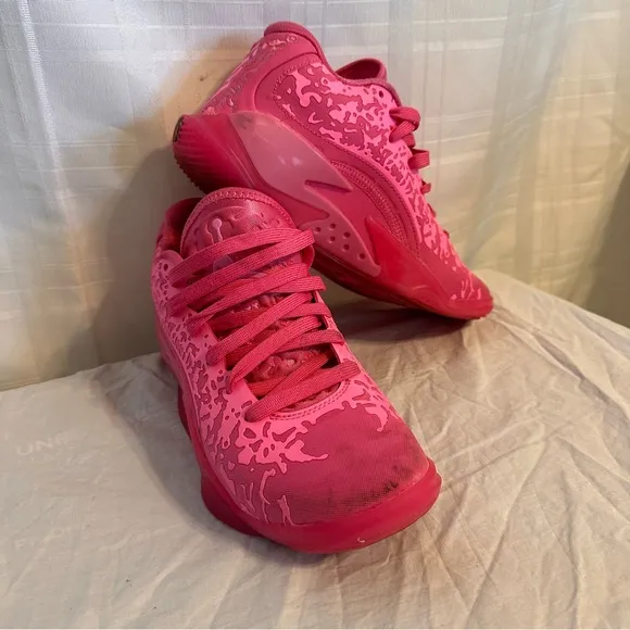 Pink Jordan Little Girl Sneakers