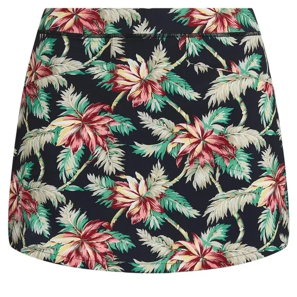 Ralph Lauren RLX Golf Tennis Skort Island Bamboo Floral Large