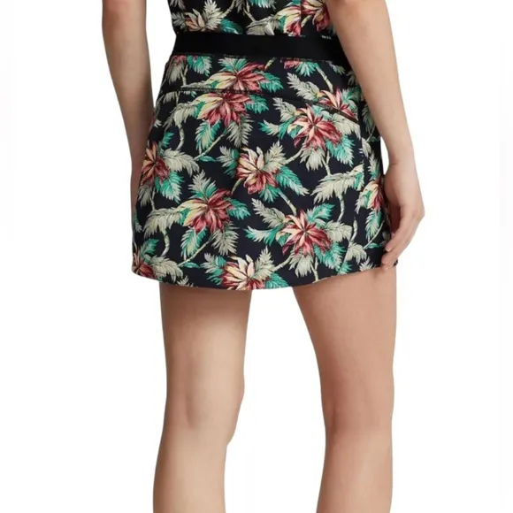 Ralph Lauren RLX Golf Tennis Skort Island Bamboo Floral Large