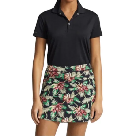 Ralph Lauren RLX Golf Tennis Skort Island Bamboo Floral Large