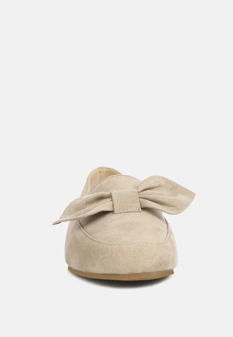 Remee Front Bow Loafers By Ruw