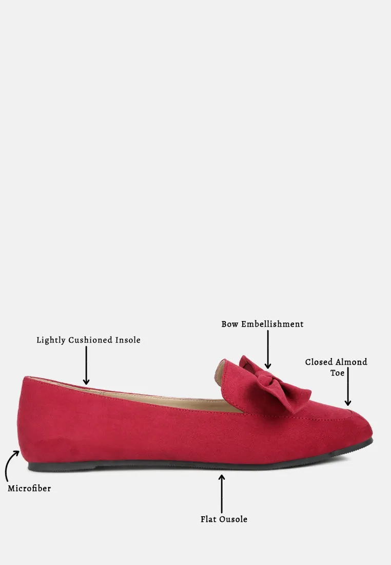 Remee Front Bow Loafers By Ruw