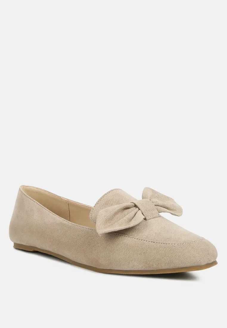 Remee Front Bow Loafers By Ruw