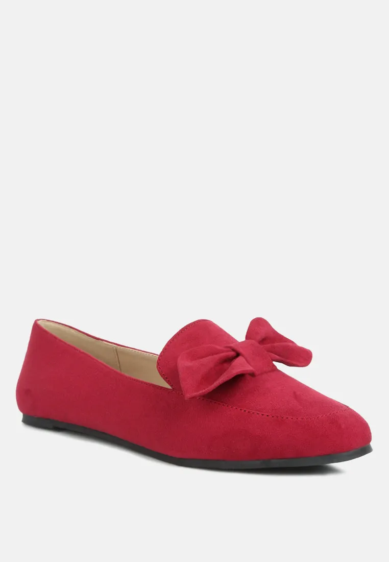 Remee Front Bow Loafers By Ruw