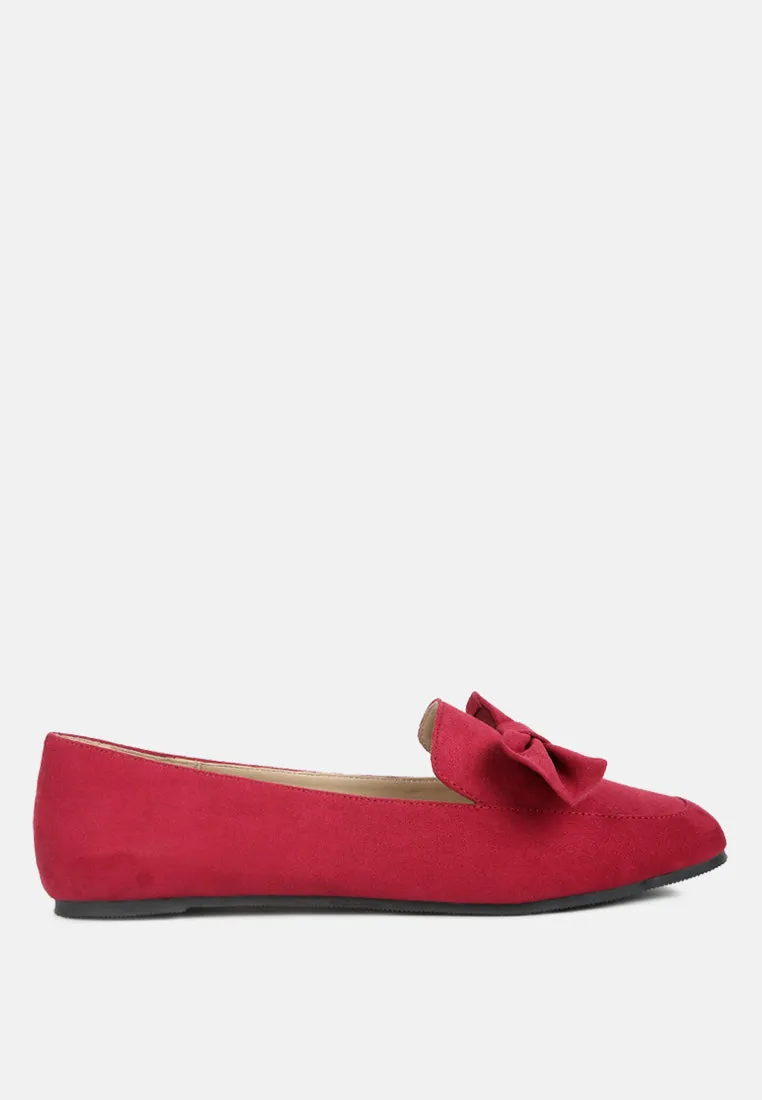 Remee Front Bow Loafers By Ruw