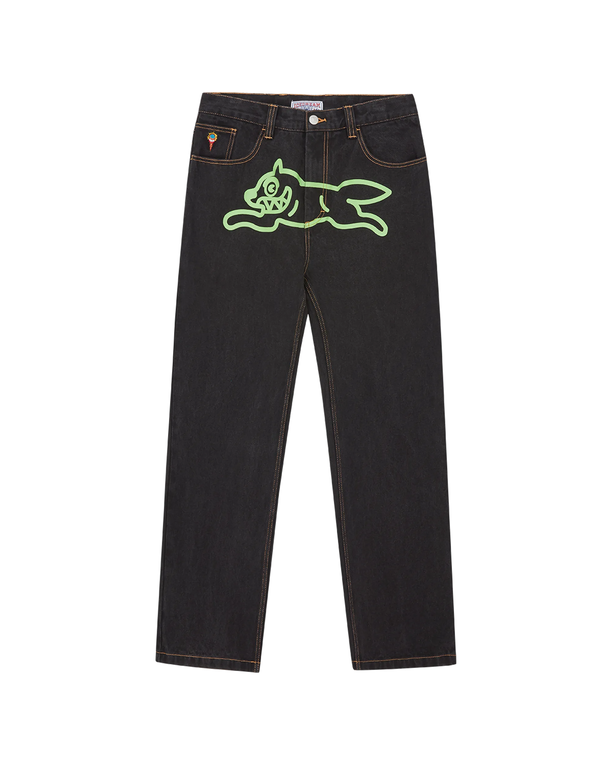 Running Dog Double Scoop Denim Pant