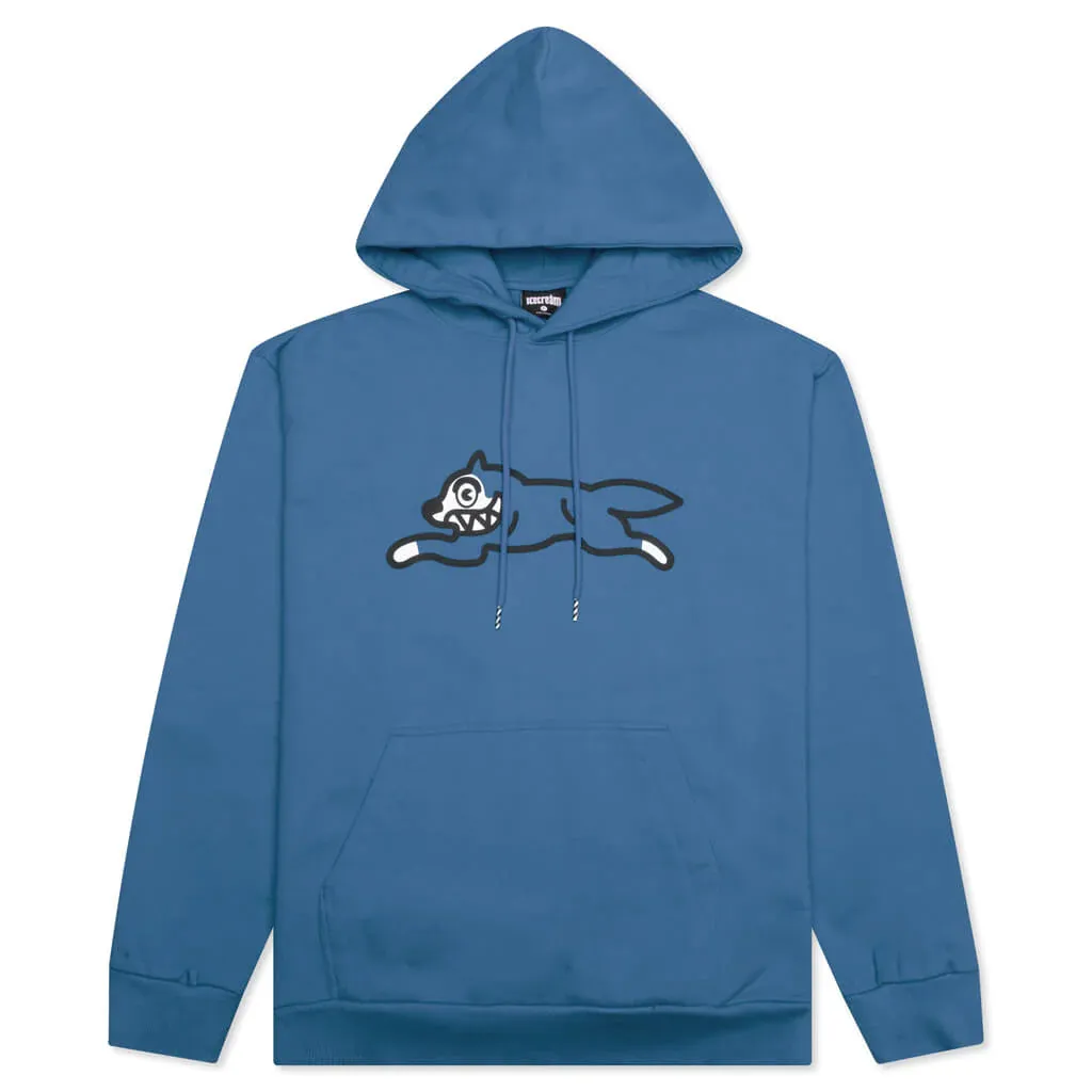 Running Dog Hoodie - Blue
