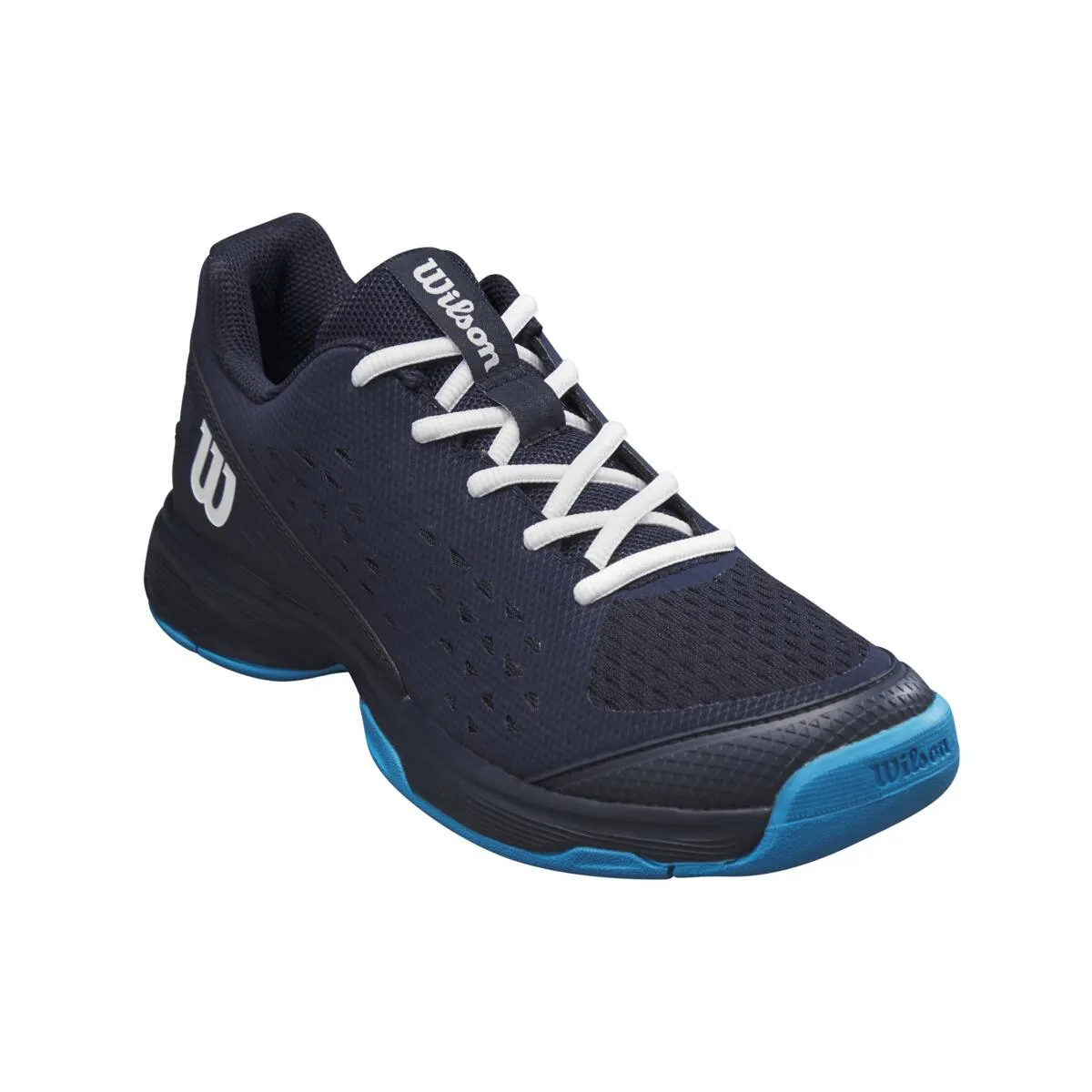 Rush Pro Junior L Tennis Shoe - Navy Blazer, White, Atomic Blue