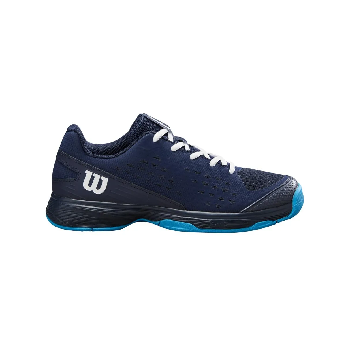 Rush Pro Junior L Tennis Shoe - Navy Blazer, White, Atomic Blue