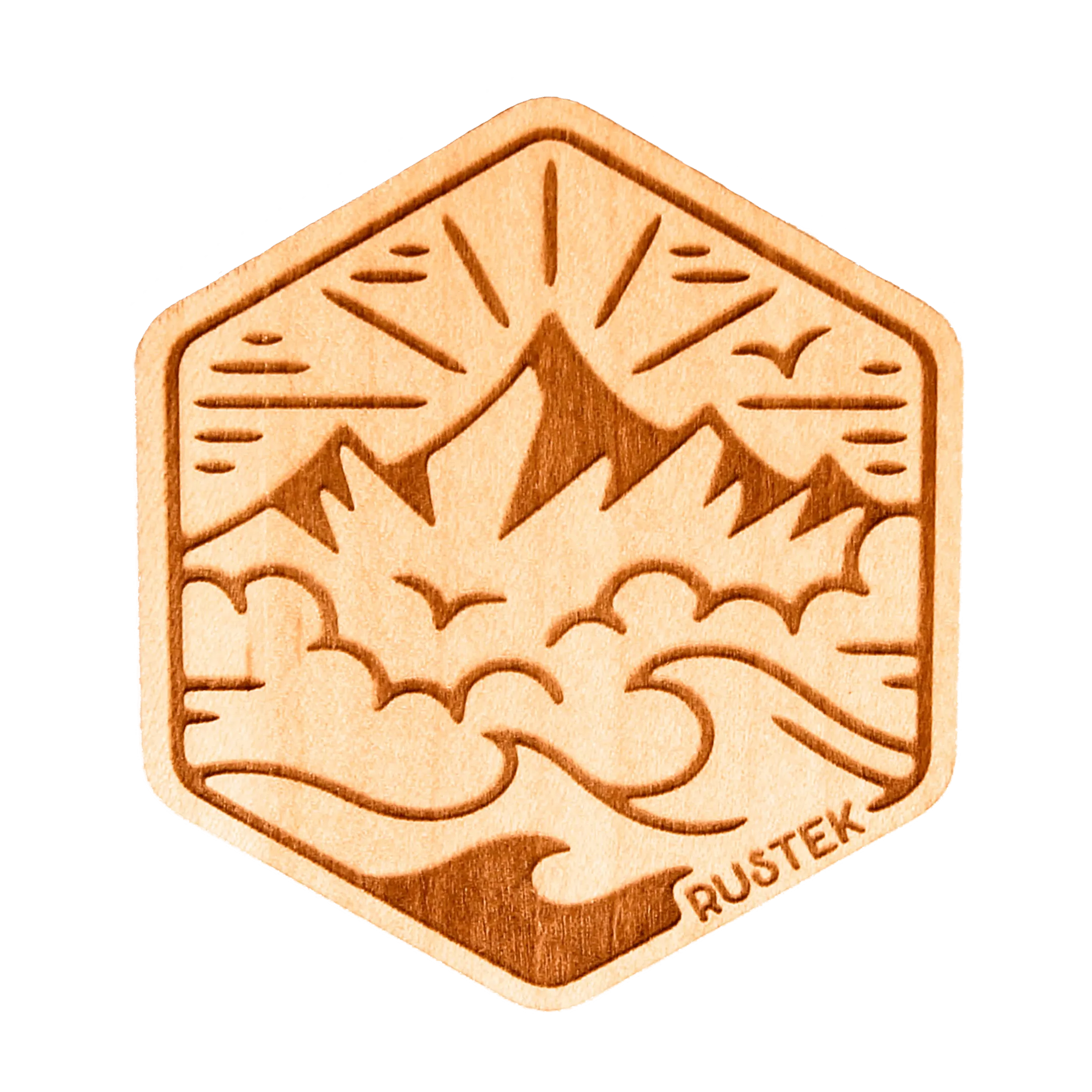 Sea to Sky Wood Sticker