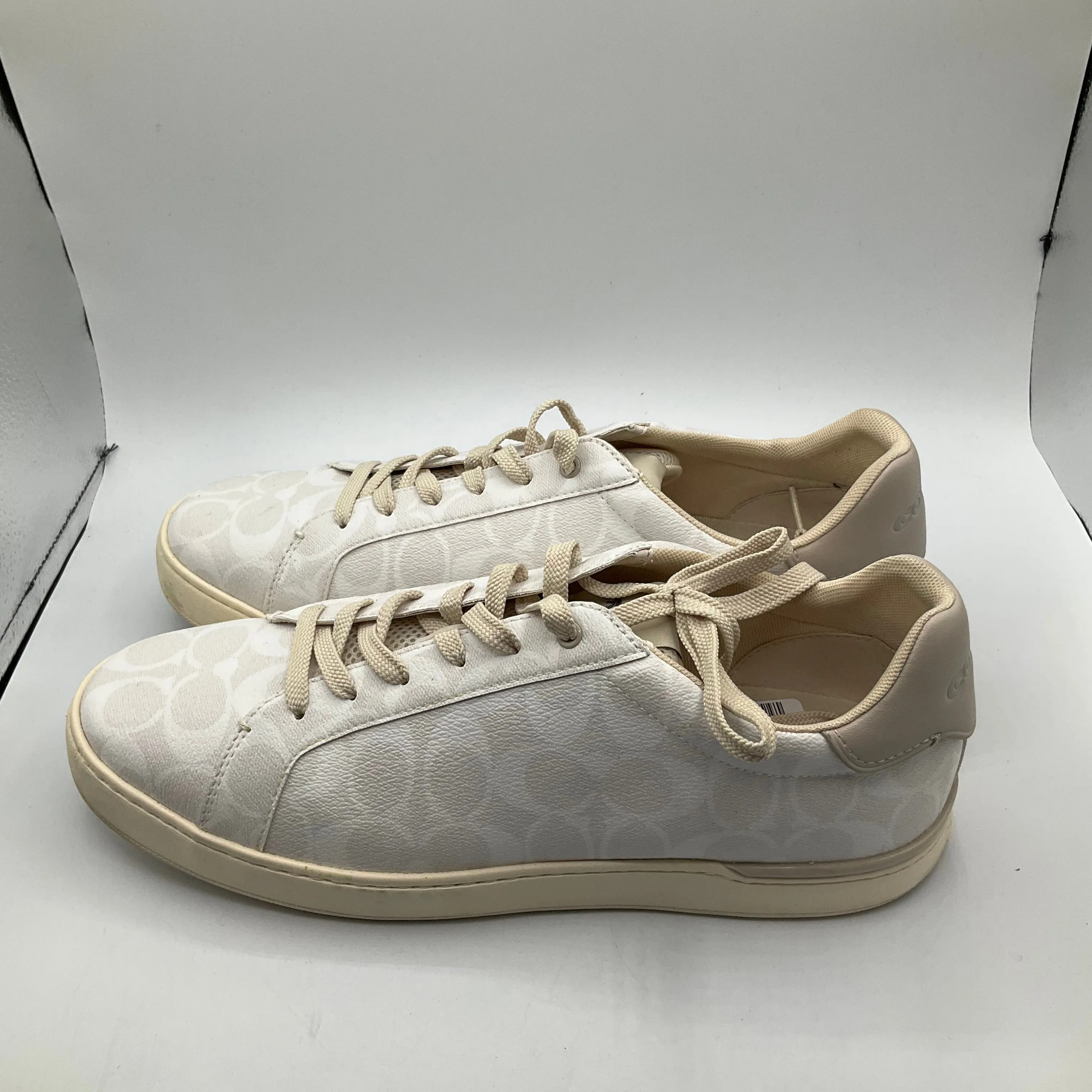 Shoes Sneakers By Coach In Cream, Size: 14.5