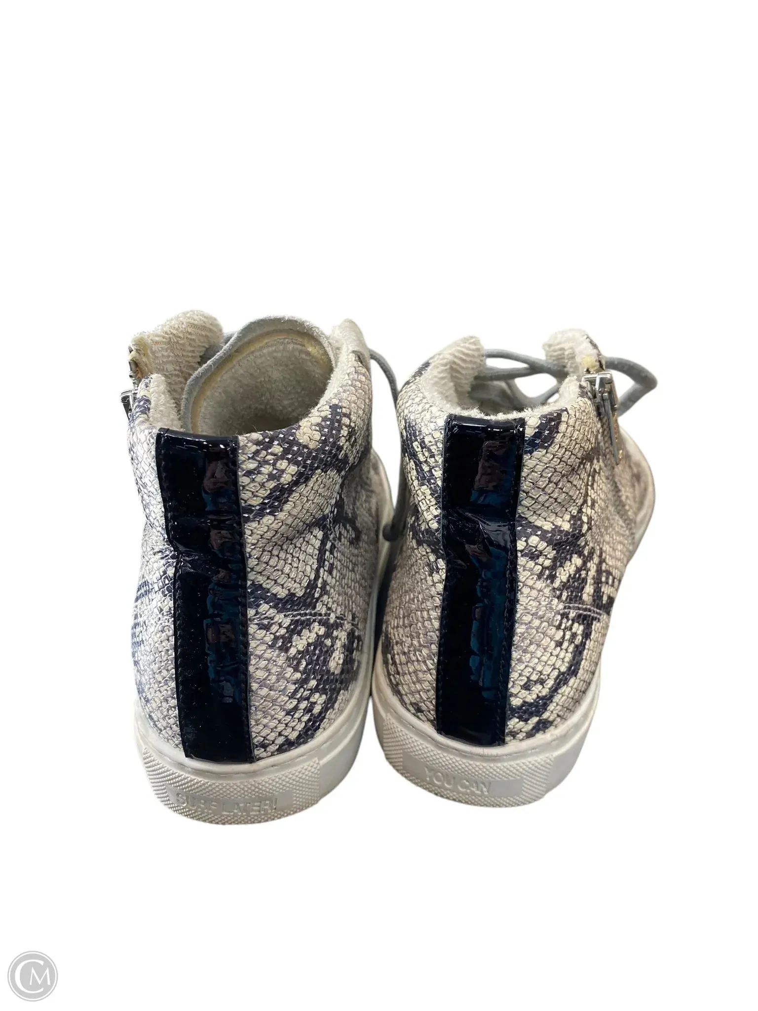 Shoes Sneakers By P448 In Snakeskin Print, Size: 7.5
