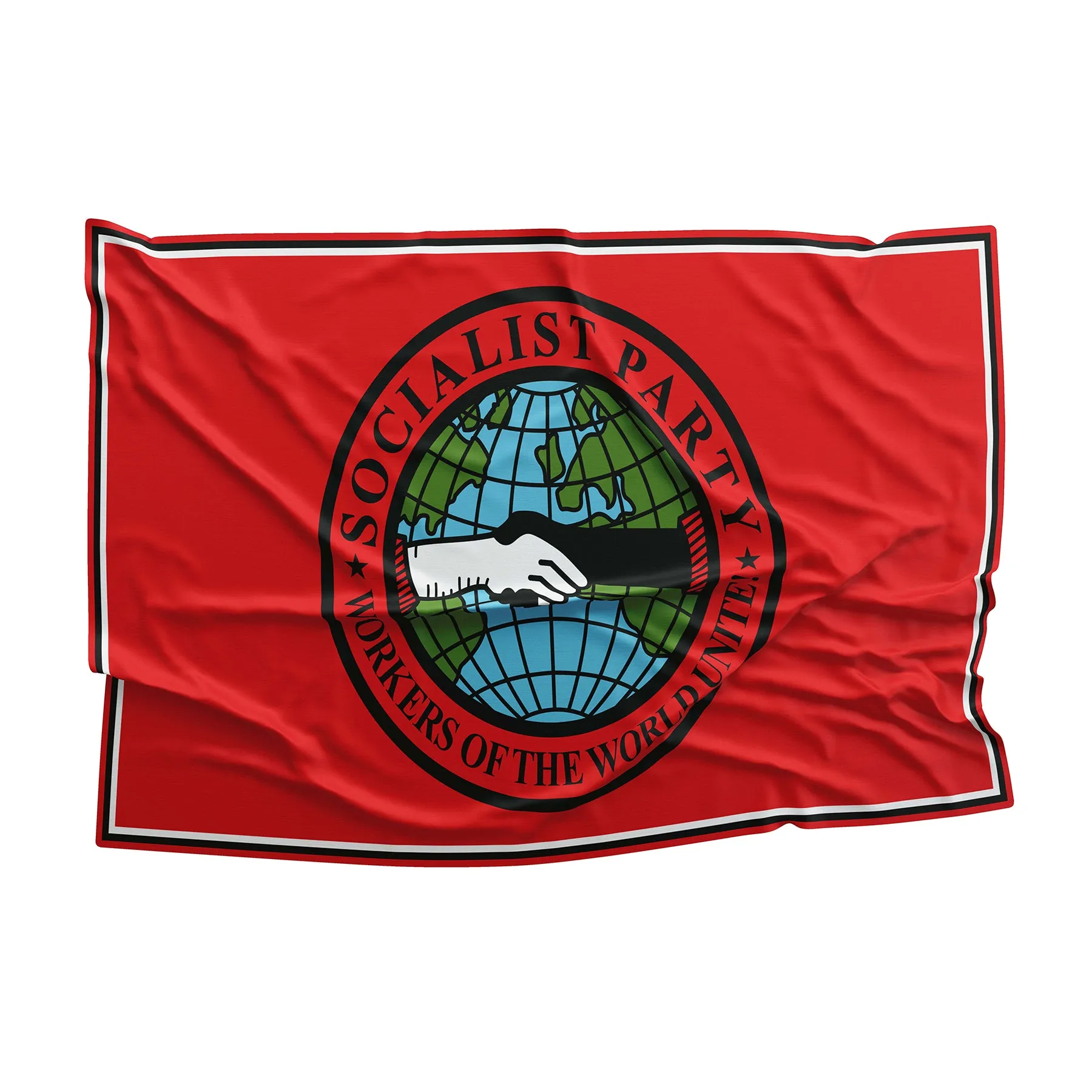 Socialist Party of America USA Flag Banner
