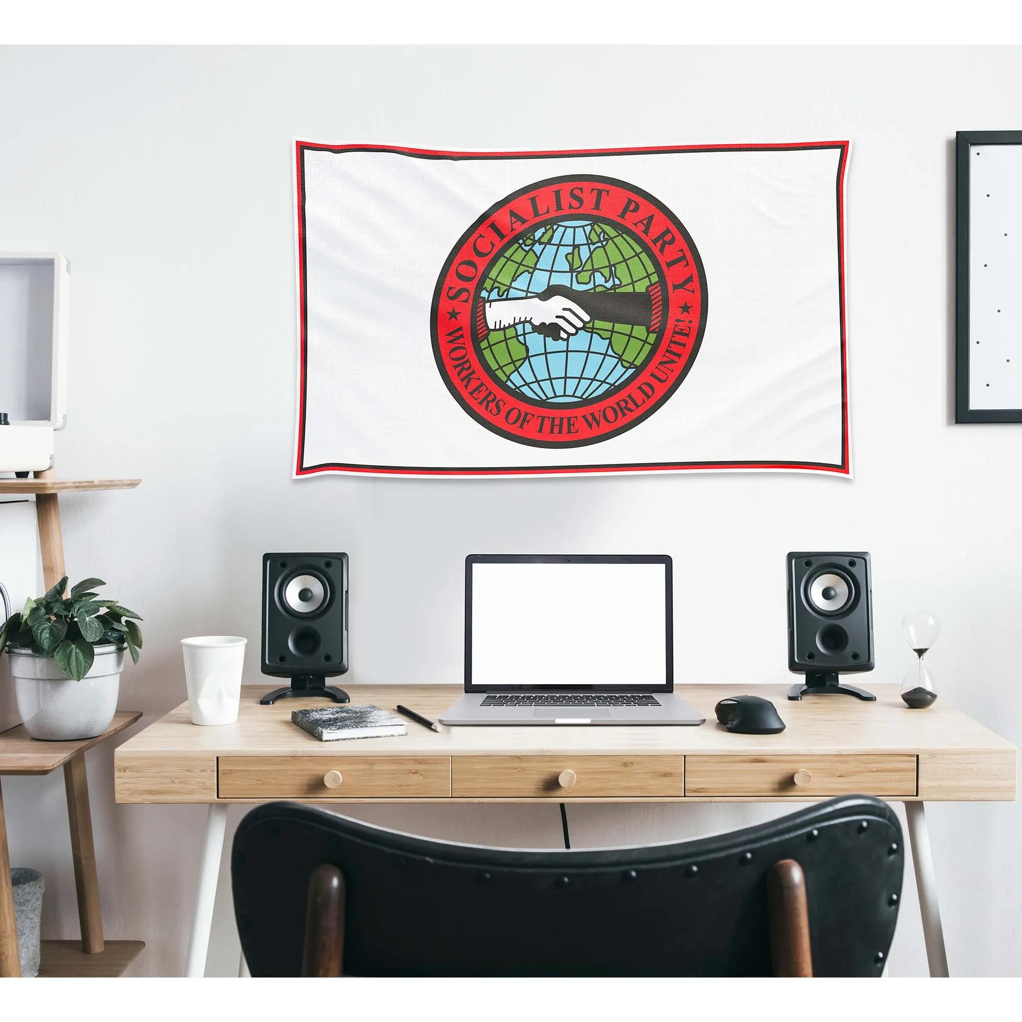 Socialist Party of America USA Flag Banner