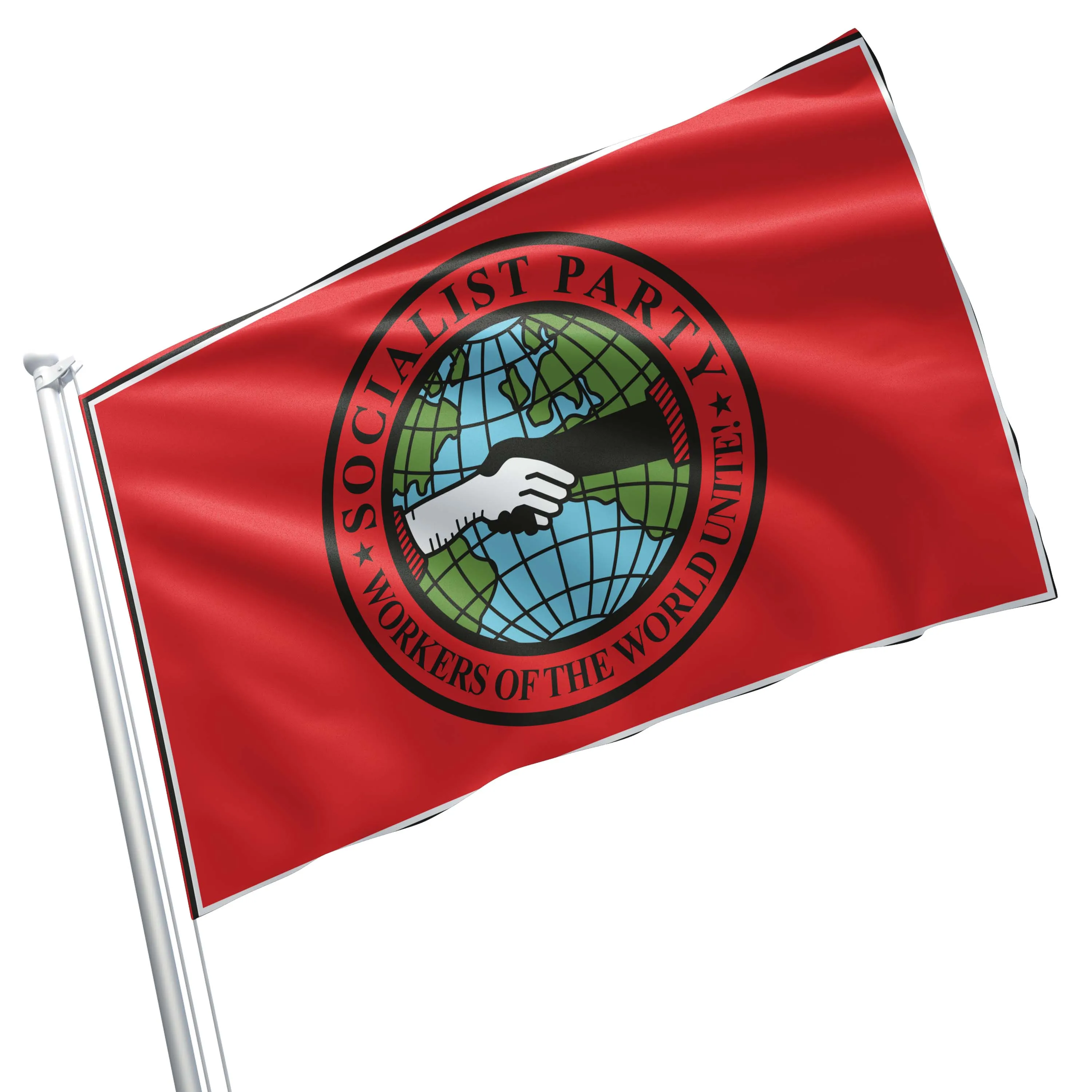 Socialist Party of America USA Flag Banner