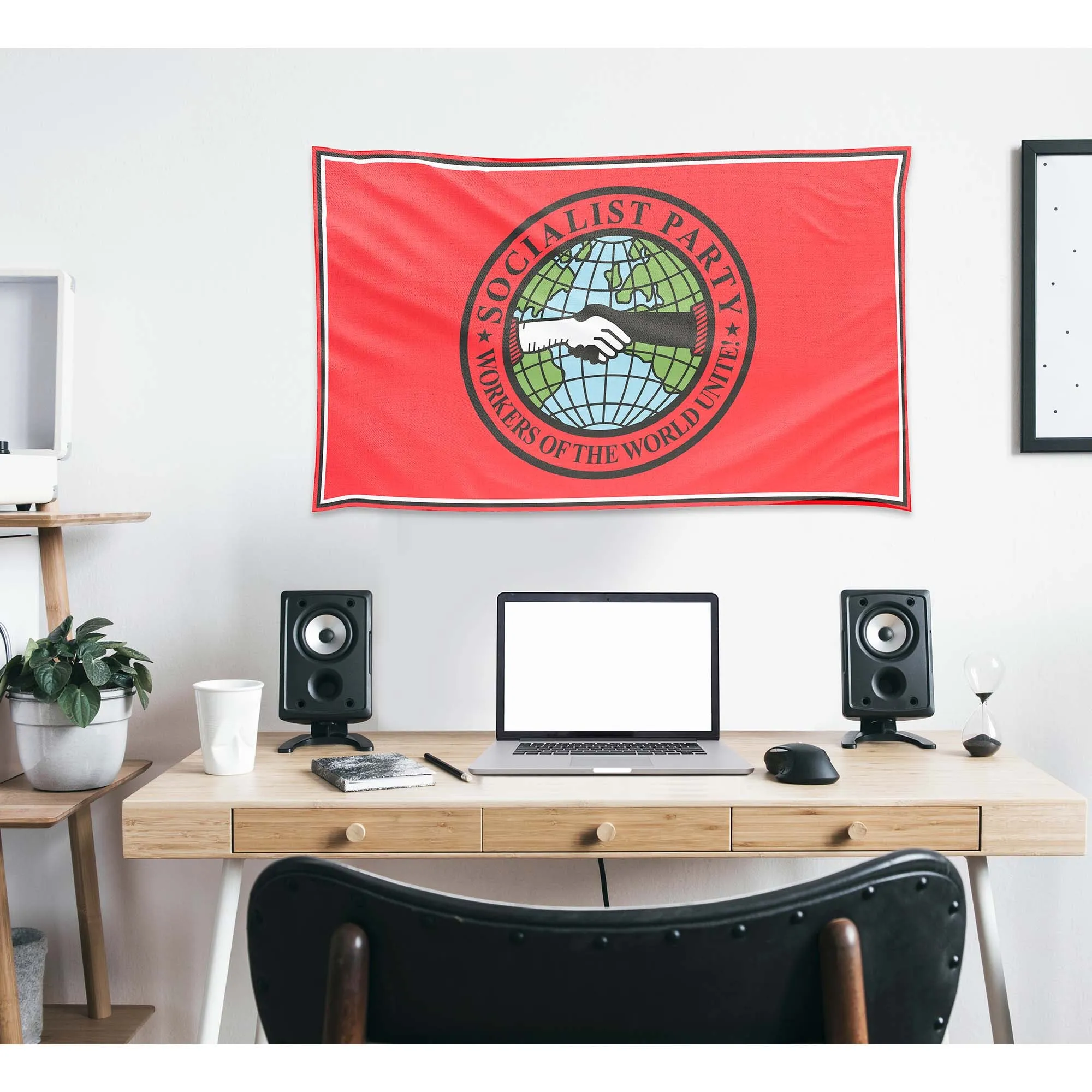 Socialist Party of America USA Flag Banner