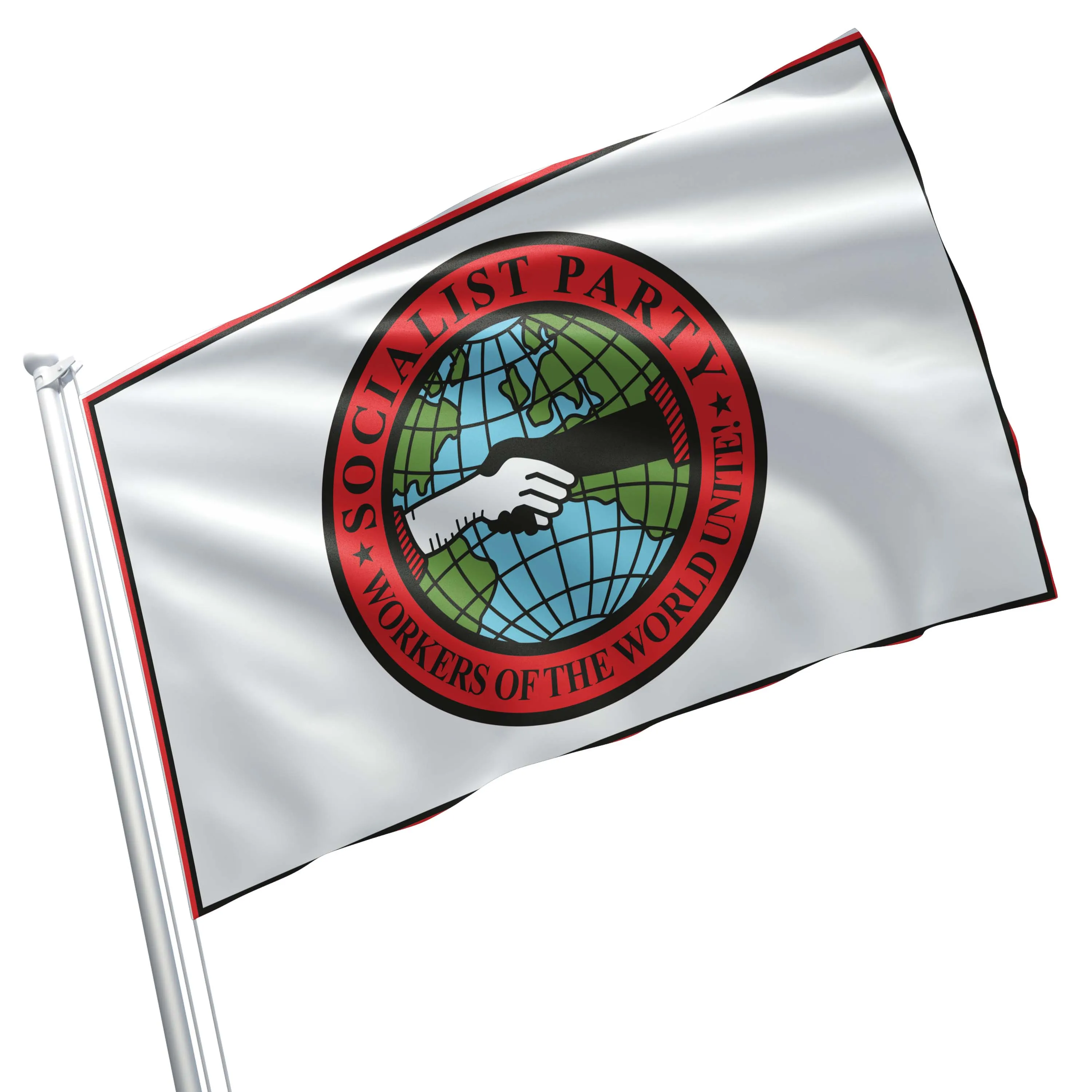 Socialist Party of America USA Flag Banner
