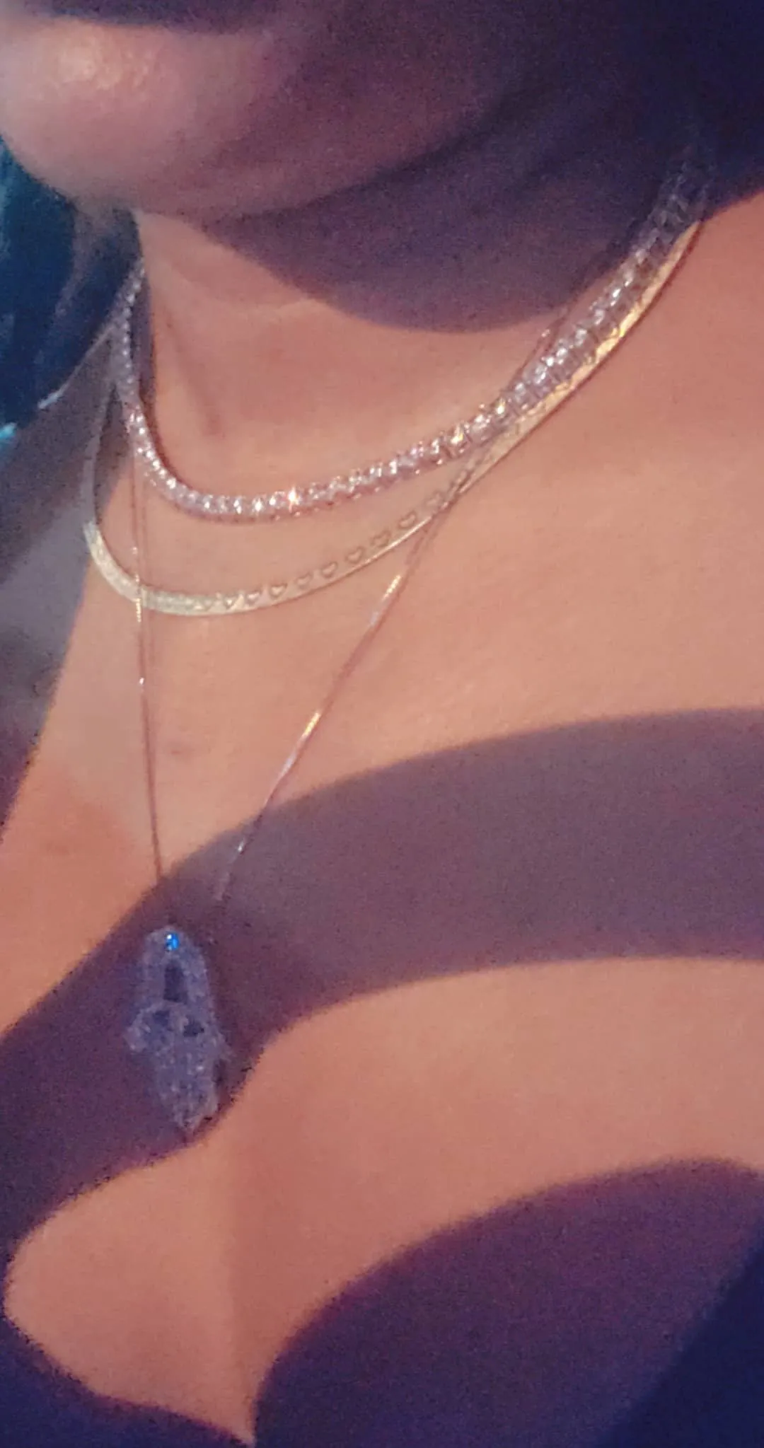 Tennis Necklace and Bracelet Set