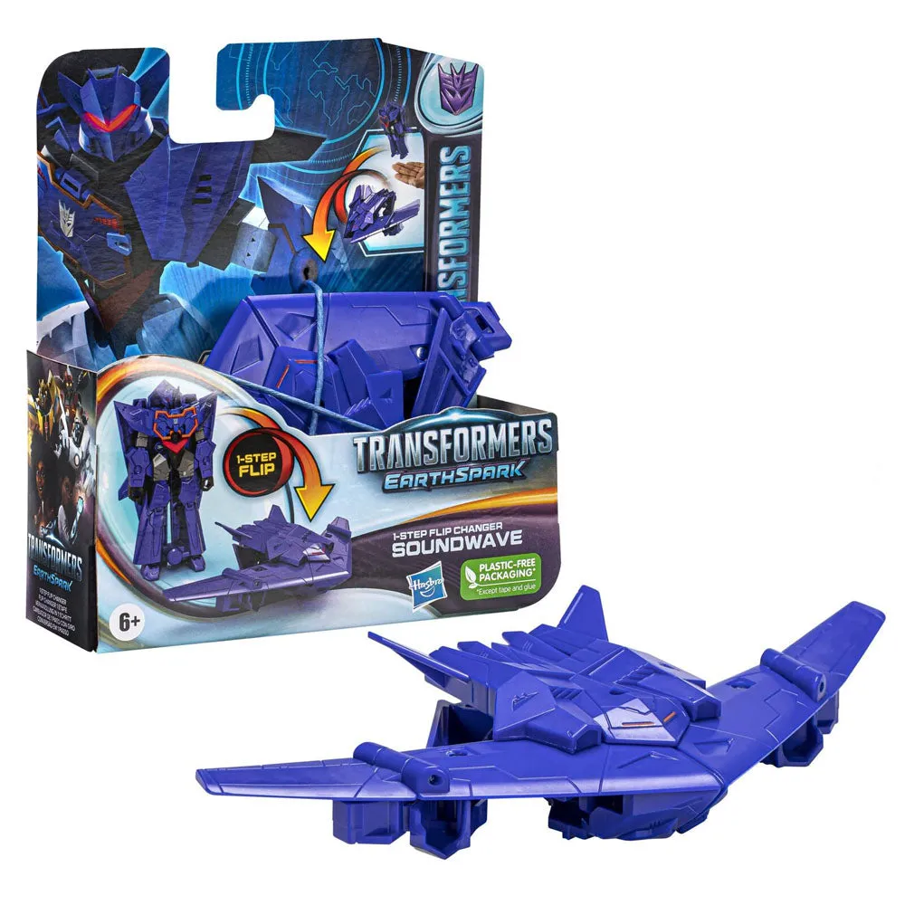 Transformers Earthspark 1 Step Flip - Soundwave