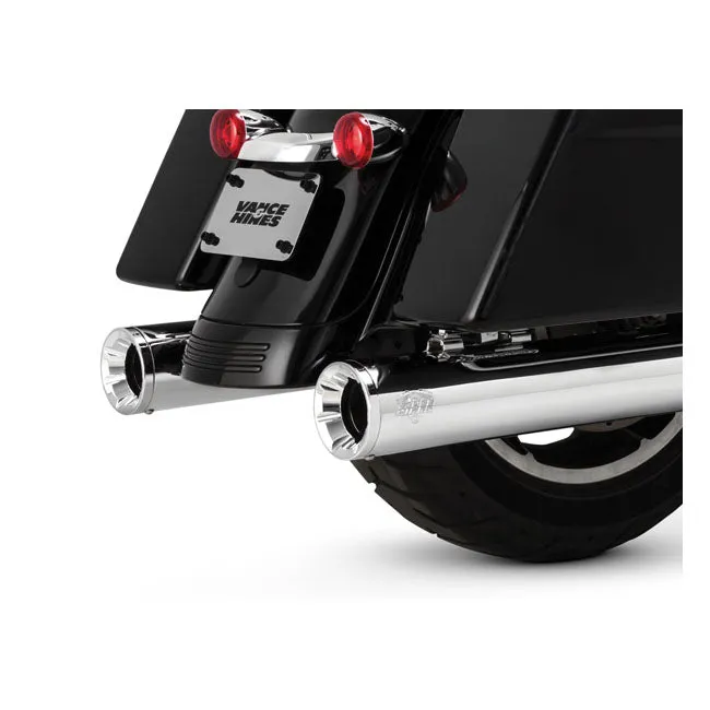 VANCE & HINES, 4" ELIMINATOR 400 SLIP-ON MUFFLERS. 17-23 HD Touring.