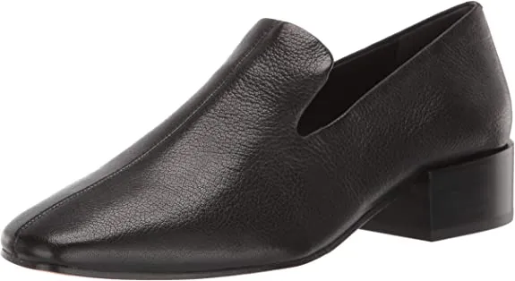 Via Spiga Women's Baudelaire Loafer, Black,6.5 M US