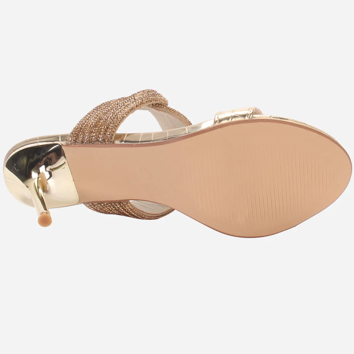 Womens "SHEMARO" Embellished Open Toe Sandals